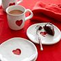 Heart Salad Plates