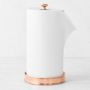 Hammered Copper Paper Towel Holder