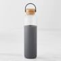 SOMA Glass Water Bottle, 25-Oz., Grey