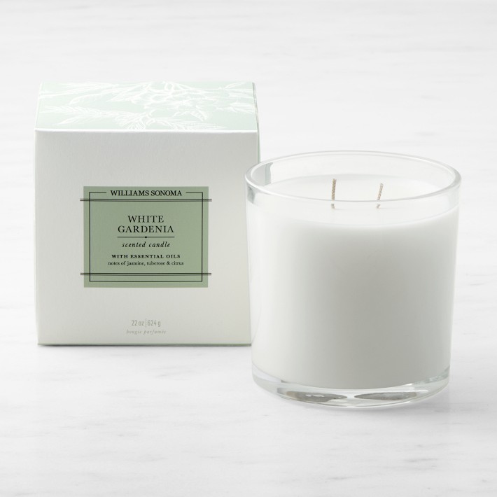 Williams Sonoma White Gardenia Candle, Large