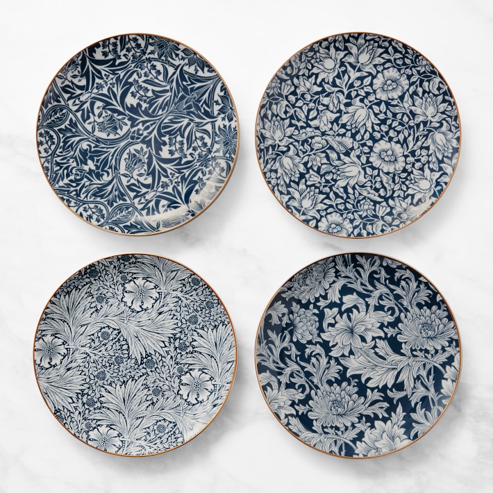 Morris & Co. x Williams Sonoma Bluebell Salad Plates, Set of 4