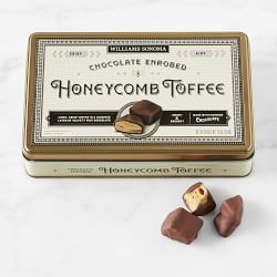 Williams Sonoma Chocolate Enrobed Honeycomb Toffee, Set of 2