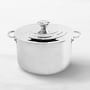 Le Creuset Signature Stainless-Steel Stock Pot, 7-Qt.