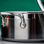 Hestan ProBond Professional Clad Stainless-Steel Soup Pot, 3-Qt.