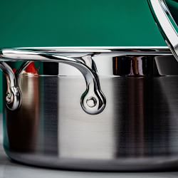 Hestan ProBond Professional Clad Stainless-Steel Soup Pot, 3-Qt.