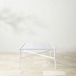 Bridgehampton Outdoor Coffee Table, White (54&quot;)