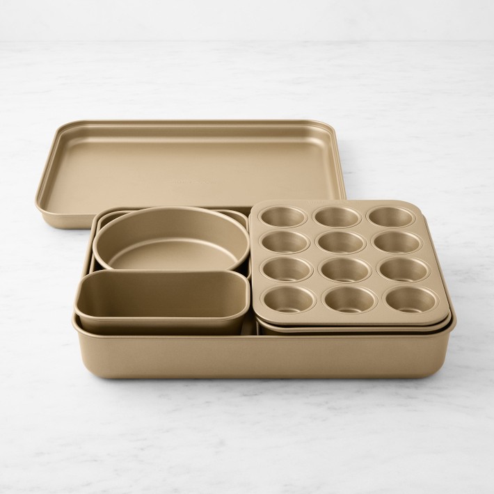 Williams Sonoma Goldtouch&#174; Space Saving Bakeware Set of 9