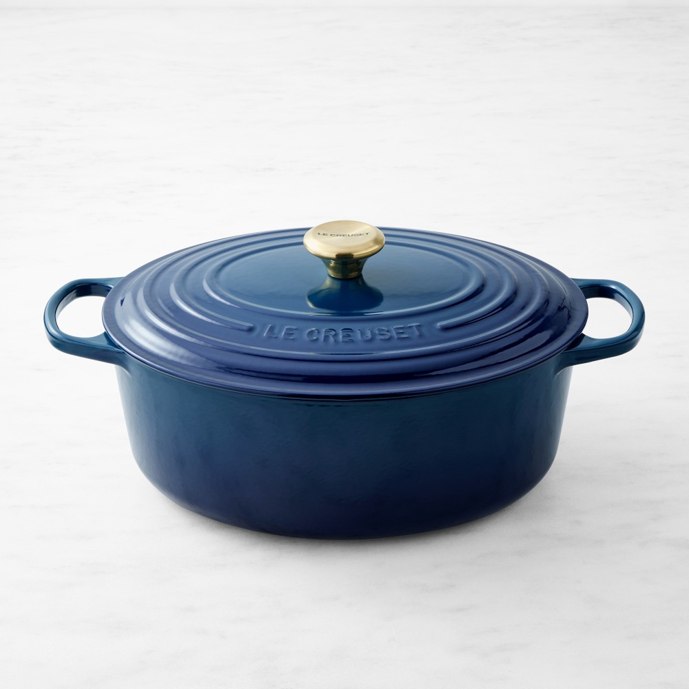 Le Creuset 8 qt Signature Enameled Cast Iron Oval Dutch Oven - Agave