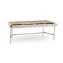 Jonathan Charles Surge Madrona Burlwood Desk (73&quot;)