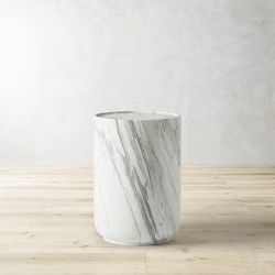 Lucca Marble Side Table (14&quot;)