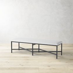 Navarro Upholstered Bench (64&quot;-94&quot;)