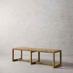 Vista Woven Backless Bench (60&quot;)