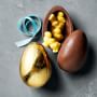 Williams Sonoma Chocolate Surprise Gold Foiled Egg