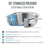 All-Clad D5&#174; Stainless-Steel Soup Pot, 4-Qt.