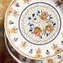 Floral Autumnal Salad Plate