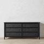 Cane 6-Drawer Dresser (68&quot;)