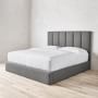 Kennedy Channel-Tufted Upholstered Bed &amp; Headboard