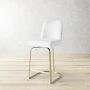 Bradley Upholstered Swivel Counter Stool