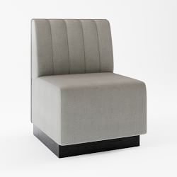 Garbo Customizable Banquette &ndash; Vertical Tufting
