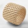 Light Woven Napkin Rings, Set of 4