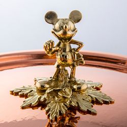 Ruffoni Historia Disney&#169; Hammered Copper Stockpot with Mickey Knob, 7 1/2-Qt.
