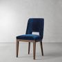 Saratoga Upholstered Curved Back Side Chair