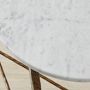 Azurra Hammered Metal Console (60&quot;)