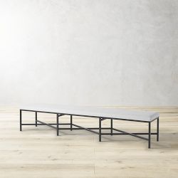 Navarro Upholstered Bench (64&quot;-94&quot;)