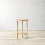 Straw Marquetry Nesting Tables (16&quot;-21&quot;)