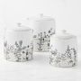 Williams Sonoma Honeycomb Porcelain Canister