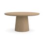 Radius 60" Round Dining Table, Heritage Grey
