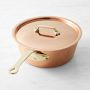 Mauviel M'250 Copper B Curved Splayed Saute Pan, 3 1/2-Qt.