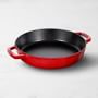 Staub Enameled Cast Iron Paella Pan, 13", Cherry