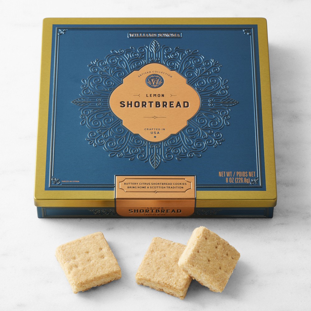 Williams Sonoma Signature Tin, Lemon Shortbread Cookie