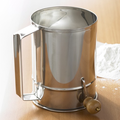 Stainless-Steel Flour Sifter, 5-Cup