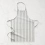 Williams Sonoma Classic Stripe Logo Apron, Drizzle Grey