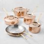 Mauviel Copper M'250 B 10-Piece Cookware Set