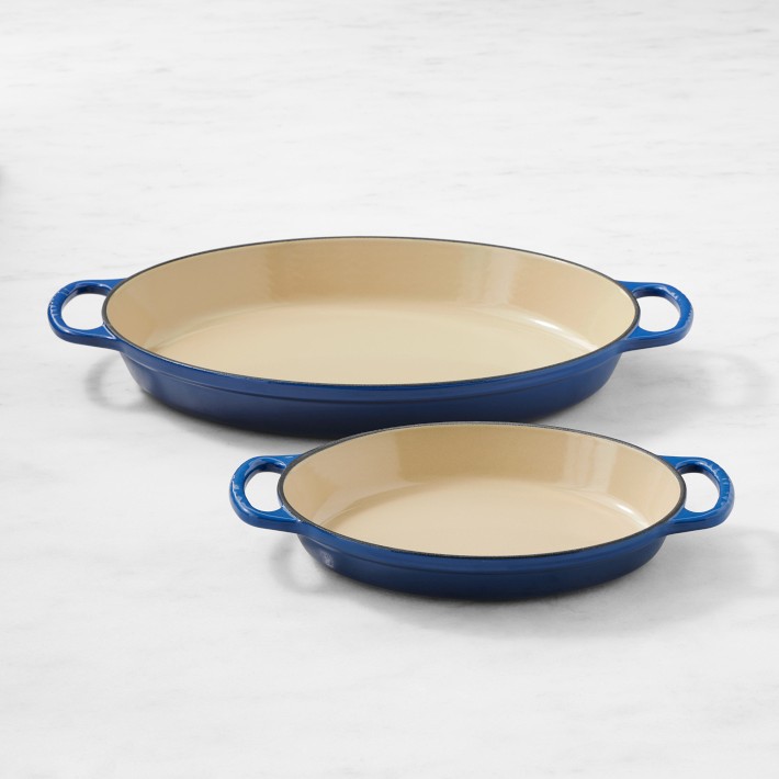 Le Creuset Signature Enameled Cast Iron Oval Gratin Baker, 1-Qt.