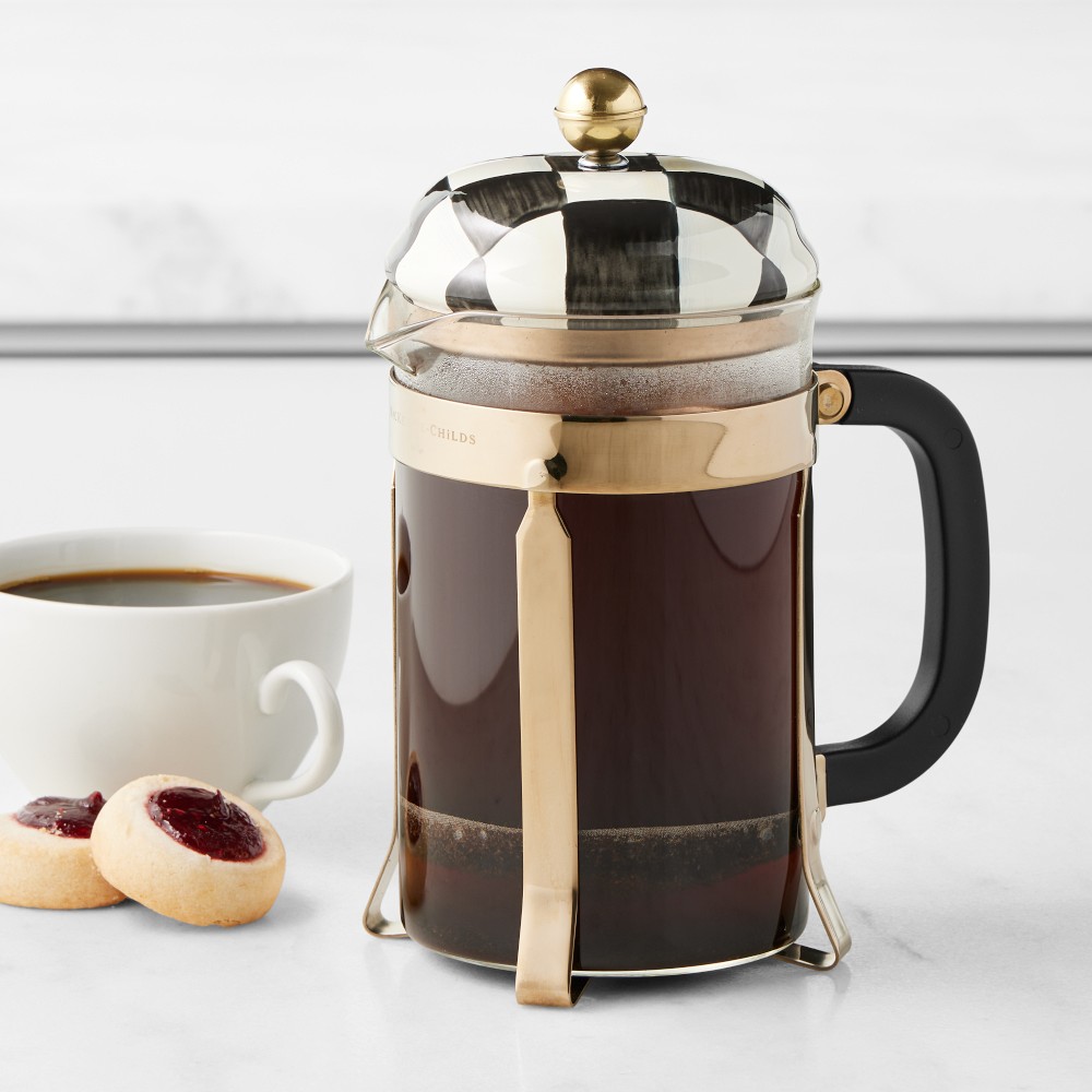 MacKenzie-Childs French Press, Courtly Check