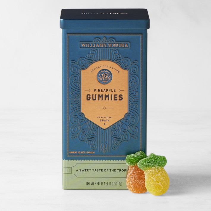 Williams Sonoma Signature Tin, Pineapple Gummies