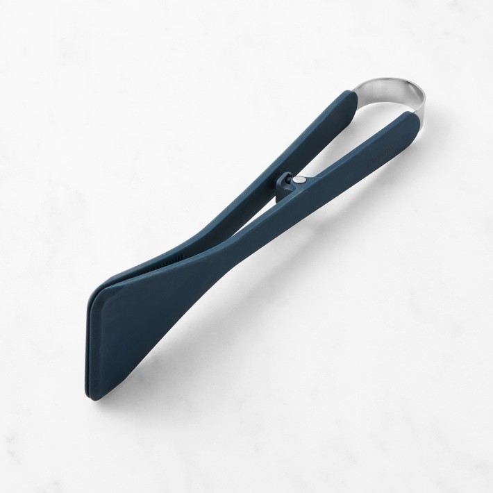 GreenPan™ Premiere Silicone Wide Tongs - Oxford Blue