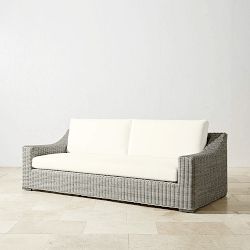 San Clemente Outdoor Sofa, Grey (90.5&quot;)