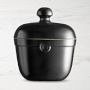 Emile Henry French Ceramic Cookie Jar, Truffle