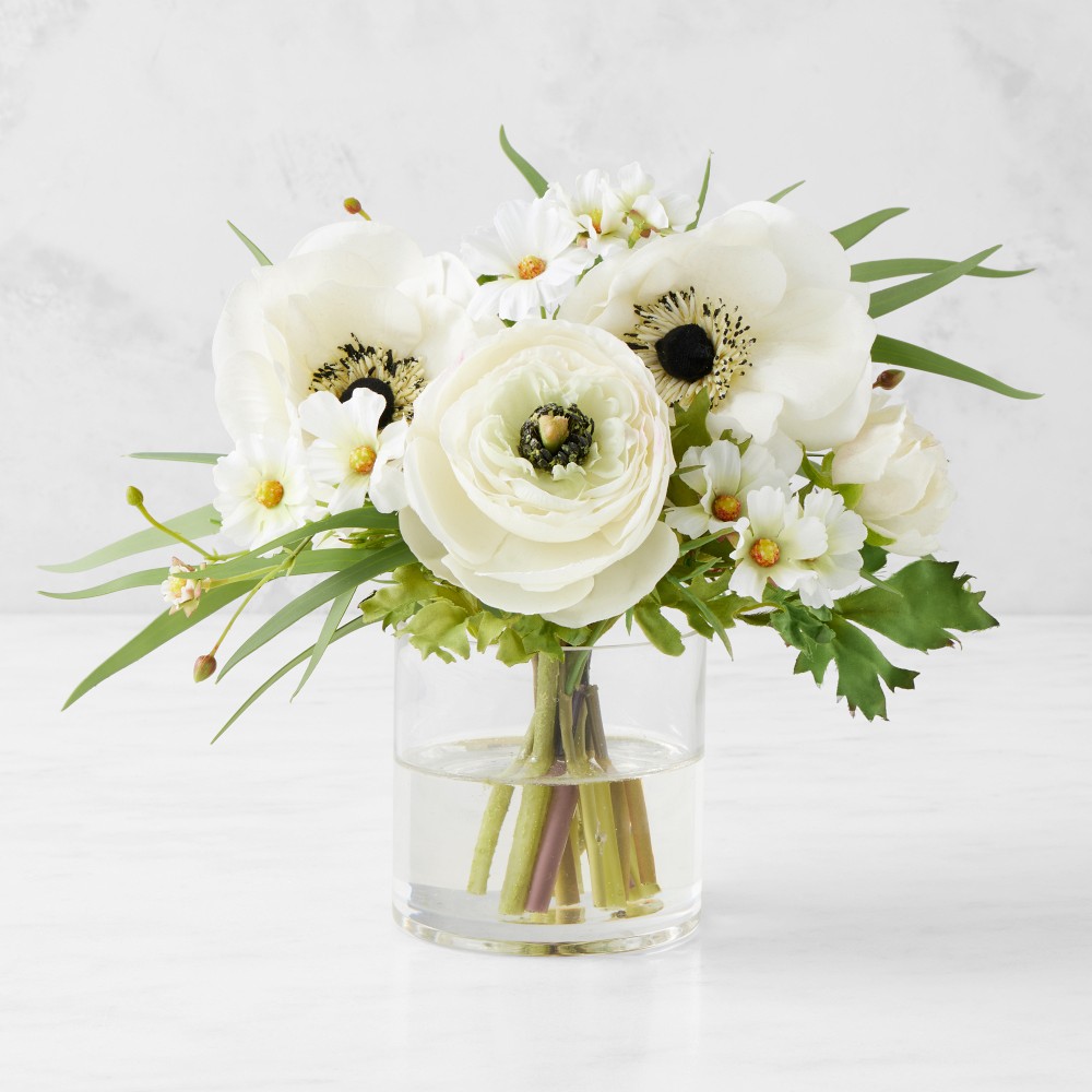 Honeycomb Faux Floral Arrangement, Mini