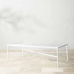 Bridgehampton Outdoor Coffee Table, White (54&quot;)