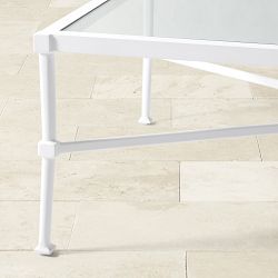 Bridgehampton Outdoor Coffee Table, White (54&quot;)
