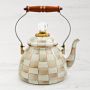 MacKenzie-Childs Mocha Check Tea Kettle, 2-Qt.