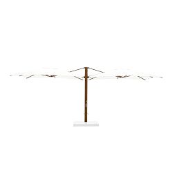 10' Sqaure Performance Dual Cantilever Umbrella