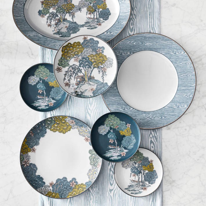 Scalamandr&#233; Sea of Trees Dinnerware Collection