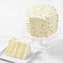 White Holiday Tree Cake